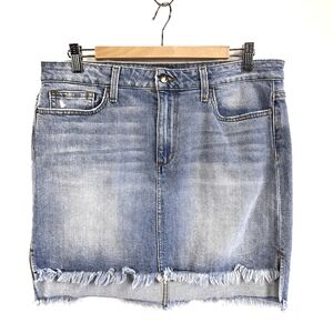 Joe’s Denim Mini Skirt Raw Hem Collector’s Edition Size 32